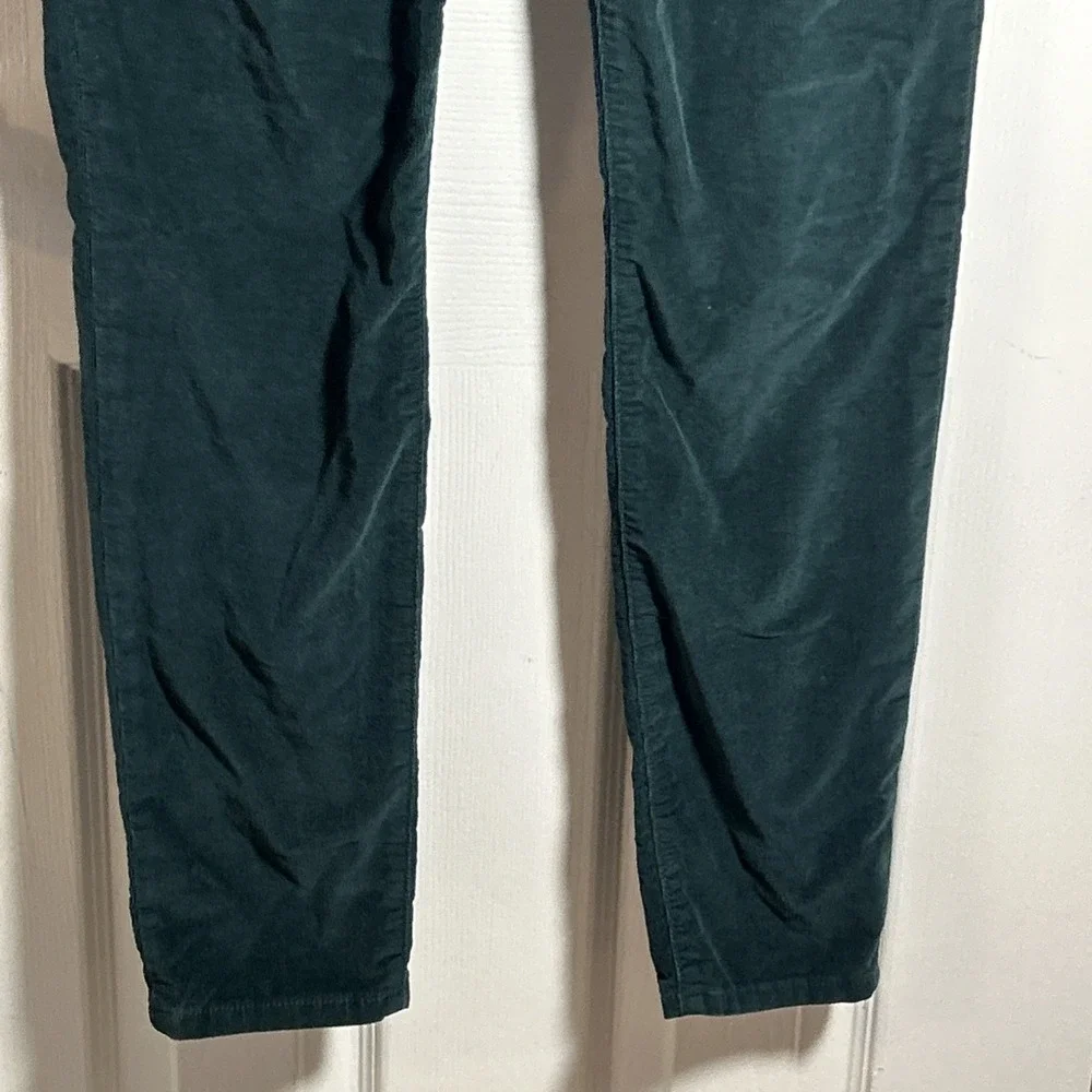 VTG Gap 1969 Womens 26R  Corduroy  Green Legging Jean Skinny Pants